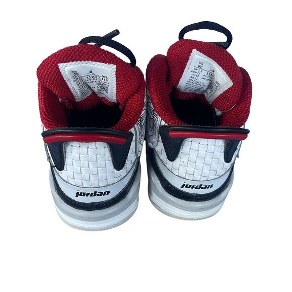 Air Jordan Dub Zero TD Sneaker Toddler Size 6C Lace Up 311072-116 Varsity Red - Picture 5 of 7